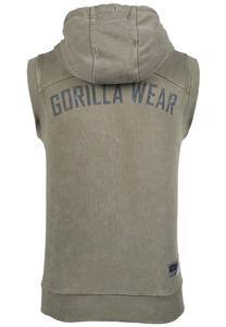 Best Selling Wholesale Men's Active wear lightweight Sleeve Less Hoodie Jacket Screen printed gym wear for men - Product Image 3