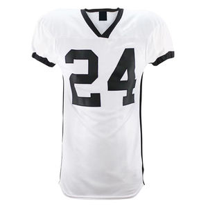 Vente en gros d'uniformes de football américain à manches courtes, conception de logo personnalisée, ensembles personnalisés avec fonction respirante, vente en ligne - Product Image 6