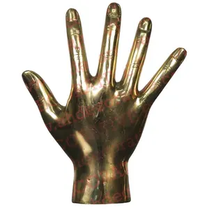 客厅独特的金属开口手雕塑办公桌惊人的畅销独特的手标志雕塑出售