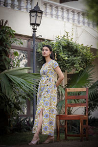 Vestido Maxi de Algodón con Estampado Jaipur, Vestido Corto, Producción OEM por Lotes, Proveedor de Ropa Femenina de la India - Product Image 3