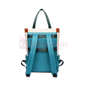 Mochila de uso escolar impermeable de gran capacidad de calidad superior, forro de algodón, cierre de cremallera, último diseño de patrón de letras personalizado - Product Image 3