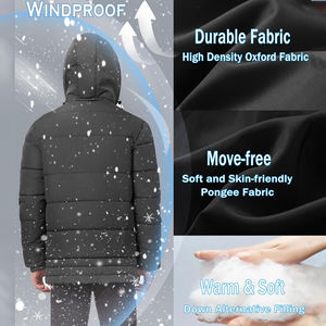 Chaquetas Acolchadas al por Mayor, Chaqueta Abrigada de Invierno para Hombre, Chaqueta Acolchada de Alta Calidad - Product Image 4