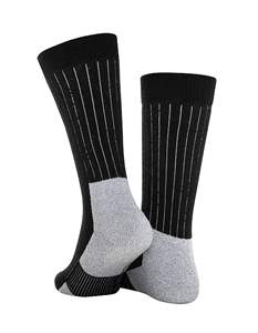 Chaussettes d'hiver de haute qualité OEM, chaussettes en laine durables pour l'extérieur extrême, très respirantes, chauffe-hiver naturel de haute qualité, noir - Product Image 2