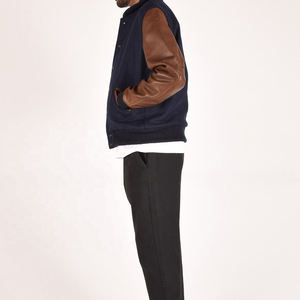 Chaqueta Varsity de lana de talla y color personalizada hecha en fábrica para hombre, estilo Letterman, talla XL para invierno - Product Image 3