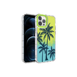 Étui en silicone rigide anti-traces de doigts de luxe pour iPhone 13 Pro, motif tendance, protection antichoc pour téléphone - Product Image 1