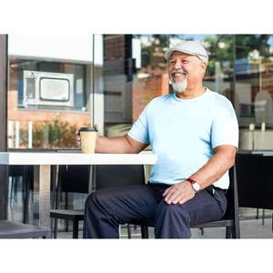 100% pur coton été haut de gamme marque hommes à manches courtes col rond style à la mode haut à manches mi-longues respirant T-shirt - Product Image 4