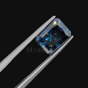 Couleur fantaisie bleu coupe rayonnante DEF VVS 1CT 2CT 3CT 4CT HPHT CVD IGI/GIA certifié diamant naturel synthétique en vrac cultivé en laboratoire - Product Image 3