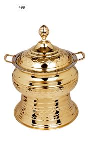 จานอุ่นอาหารเสิร์ฟอาหารทำจากทองแดงตกแต่งโต๊ะสำหรับร้านอาหารจานอุ่นอาหาร - Product Image 3