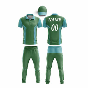 Uniformes de Cricket Sublimados Personalizados de Alta Calidad, Ecológicos, Transpirables, Ligeros, de Secado Rápido, Pantalones y Camisetas Estampadas para Hombre - Product Image 4