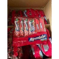 Vente en gros de bonbons durs fruités Alpenlieb en forme de cube 512g Confiserie à saveur de fraise énergisante de haute qualité à bon prix