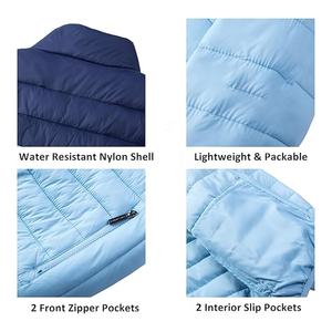 Veste matelassée légère en toile pour homme pour l'hiver, utilisation en extérieur, imperméable, coupe-vent, fermeture éclair, résistante à l'eau pour adultes, livraison DDP - Product Image 3