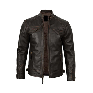 แจ็คเก็ตหนังแท้สำหรับผู้ชายและผู้หญิงแจ็คเก็ตไบเกอร์แจ็คเก็ตหนังสั่งทำ - Product Image 6