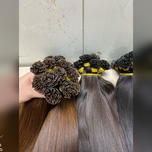 Extensiones de Cabello Humano Virgen Remy Camboyano de Lujo, Trama Única, Frente de Encaje Vietnamita, Punta Plana, Ondulado Liso Sedoso - Product Image 2