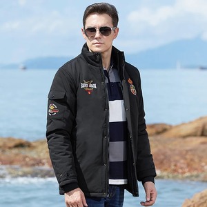 เสื้อแจ็กเก็ตผ้าฝ้ายหนาสำหรับผู้ชาย, เสื้อโค้ทผ้าคอตตอนแบบหลวมสำหรับใส่กลางแจ้ง - Product Image 6