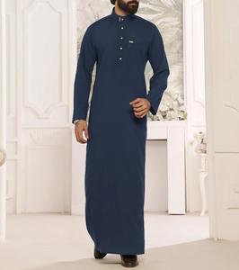 Thobe de luxe gris, Kandura traditionnel, vêtement arabe élégant, Jubba pour homme, doux et respirant, moderne - Product Image 4