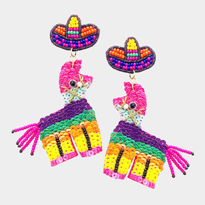 Pendientes con cuentas y borlas, pendientes de color rosa en varios colores, ligeros, a la moda, joyería y accesorios, precio barato - Product Image 4