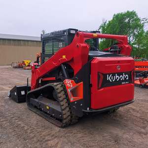 Cargadora de orugas diésel Kubota SVL95-2s usada, color negro, motor Kubota de 75KW, alto momento de carga, para construcción. - Product Image 4