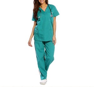 Uniformes d'hôpital pour femmes élégantes ensembles d'uniformes de couleur bleu marine pull vêtements de sécurité tricotés personnalisés de haute qualité - Product Image 4