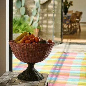 Meilleures ventes : Bol à fruits en osier fait main, élégant panier central en rotin, fournisseur vietnamien pour la décoration de table et de la maison - Product Image 2