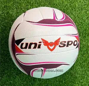 Official Premium Training Netball Ball Fully Hand Sewn Fitted With Bladder Super Grip Great In Wet Condition