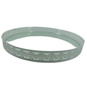 Ensemble décoratif de 2 lanternes en métal, couleur nickel-argent, pour décoration intérieure et extérieure, fait à la main, pour mariage - Product Image 4