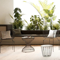 Açık Hava Yemekleri İçin Modern Tasarımlı Şık Metal Çerçeveli, Rahat ve Taşınabilir Metal Restoran Sandalyeleri
