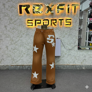 Pantalones de chándal informales para hombre de diseño personalizado de alta calidad, pantalones de chándal con forro polar térmico al por mayor, pantalones de lana gruesos de invierno planos medios - Product Image 3