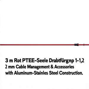 Guías de Cable de PTFE de 3 m, 1-1,2 mm, para Gestión de Cables y Accesorios, con Construcción de Aluminio y Acero Inoxidable - Product Image 3