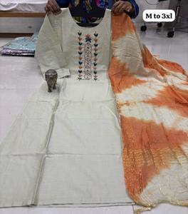 จีนนเดอร์มุสลินจากนักออกแบบคุณภาพพรีเมี่ยมดีไซน์พิเศษจากผู้ผลิต Kurti dupatta - Product Image 3