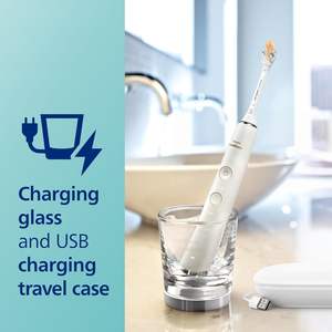 Brosse à dents électrique Philips Sonicare DiamondClean Smart 9500, brosse à dents sonique avec application, capteur de pression, détection de la tête de brosse - Product Image 2