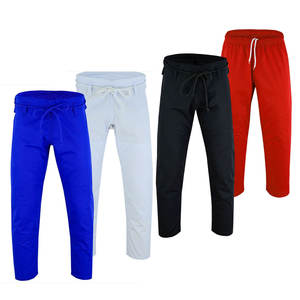 กางเกงคาราเต้ศิลปะการต่อสู้สำหรับเยาวชนและผู้ใหญ่สีดำมีโลโก้ตามสั่งสำหรับทั้งชายและหญิง - Product Image 6