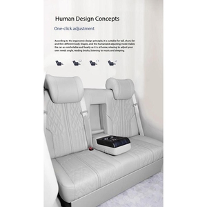 China Factory Electric Auto VIP Asiento de lujo Sofá cama para <span class=keywords><strong>Toyota</strong></span> <span class=keywords><strong>Coaster</strong></span> Hiace Alphard Vito V-Class Modelo a precio barato - Product Image 6