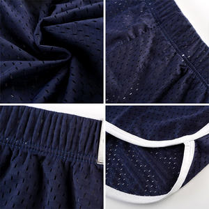 Short d'entraînement d'été avec logo brodé personnalisé OEM Short cargo en maille 100% polyester imprimé par sublimation multicolore - Product Image 6