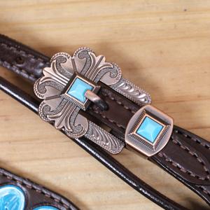 Lightweight Quality Leather Western Headstall and Breastplate <b>Set</b> Concise Design <b>Equestrian</b> Clothing-for Riding Halter & Girth - Product Image 6