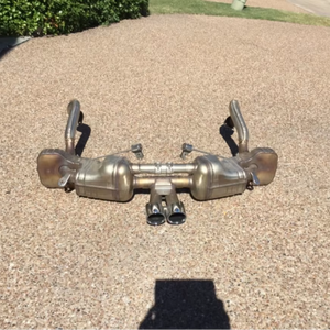 NUEVO EN STOCK PRECIO PARA PORSCHES 981 BOXSTERS SPYDERS OEM GENUINO EQUIPO SISTEMA DE ESCAPE DEPORTIVO - Product Image 1