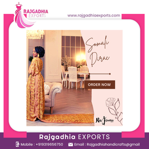 Elegant Satin Fabric Somali Dirac Beaded Handmade Embroidered Bridal Dress for Nigerian Wedding or Costume Use - Product Image 2