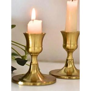 Bougeoir en métal artisanal de la meilleure qualité pour la décoration de table, la décoration de mariage et le dîner romantique, disponible au prix d'exportation - Product Image 3