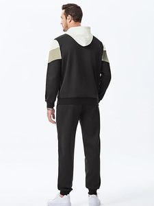 เสื้อวอร์มลำลองแขนยาวแบบสวมหัวมีฮู้ดสำหรับทุกเพศฤดูหนาวกันลมระบายอากาศได้ดี2 in 1 - Product Image 5