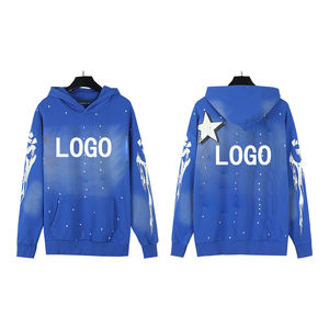 Sudadera con Capucha de Diseño Personalizado 100% Algodón, Ropa Deportiva Holgada con Estampado, Prenda Tejida de Otoño - Product Image 2