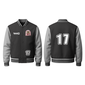 Mode 2025 veste universitaire recadrée OEM unisexe Patch personnalisé Logo haute qualité toile respirant coupe-vent hiver bas quantité minimale de commande en vrac - Product Image 3