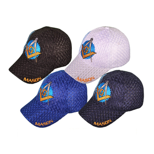Gorro Masónico con Diseño Bordado, Corona Estructurada, Ajuste Cómodo, Ideal para Ceremonias, Reuniones, Uso Casual y Diario - Product Image 2