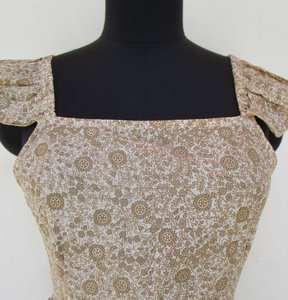 Women's Short Sleeve Floral Printed Boho <b>Maxi</b> <b>Dress</b> with Square Neckline & Back <b>Strap</b> Natural Waistline Beach Wear ODM Supply - Product Image 2