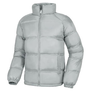 Abrigo de invierno resistente al agua para hombre, chaqueta acolchada con capucha desmontable, resistencia al viento, servicio OEM, carcasa de nailon lavada - Product Image 1