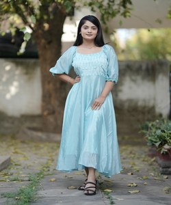 Venta al por mayor en línea Vestidos de mujer Proveedor Ropa Casual Elegante Sexy vestido Moda India pakistaní - Product Image 1