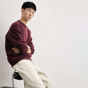 Sudadera Unisex de Diseño Oversize con Cuello Redondo Personalizado, Logotipo Bordado, Tejido de Algodón y Felpa Transpirable - Product Image 2