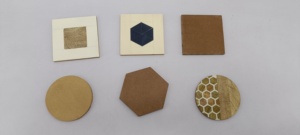 Luxury modern design round <b>wooden</b> <b>coasters</b> for home, bar, and hotel use. - Product Image 4