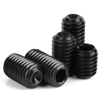 Vis sans tête à six pans creux en acier noir DIN916 Grade 12.9 M1.6 M2 M2.5 M3 M4 M5 M6 M8
