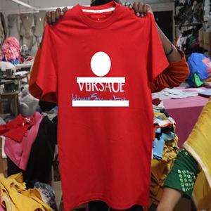 Camiseta 100% de algodón para hombre, camisa de alta calidad y precio barato, fabricante de fábrica, diferentes colores, estampado en blanco - Product Image 2