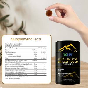 निजी लेबल प्रीमियम शुद्ध शिलजीत राल 75% फुल्विक एसिड 3000 मिलीग्राम शुद्ध हिमलयन शिलजीत गमी कैंडी प्रतिरक्षा समर्थन - Product Image 4