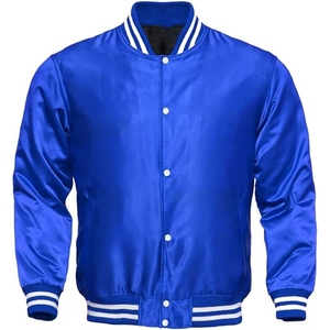 Chaqueta Universitaria Personalizada de Alta Calidad para Hombre, Estilo Casual Deportivo, Tejido de Lana, 100% Algodón, Bordado de Béisbol Universitario en la Parte Delantera - Product Image 1